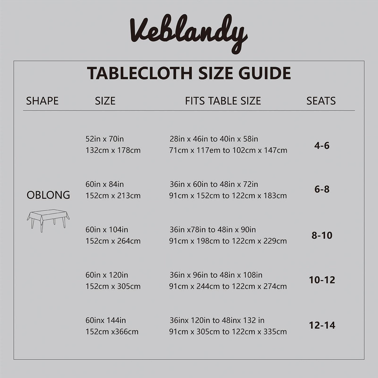 Veblandy Rectangle Tablecloth Linen Textured Waterproof & Stain Resistant Table Cloth Wrinkle Free Decorative Fabric Farmhouse Table Cover for Dining/Party/Buffet/Wedding, 52 x 70 Inch, Sage Green Veblandy