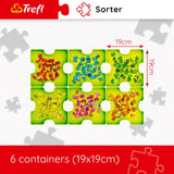 Trefl Puzzle sorter, Sorting Trays aid Allows Safe Storage and Transport of Puzzle containers Trefl