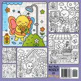Butterflies And Flowers: Easy and Cute Style Coloring Book of Different Beautiful Butterflies and Flowers for Relaxation (Let's Color Butterflies) WoodArtSupply
