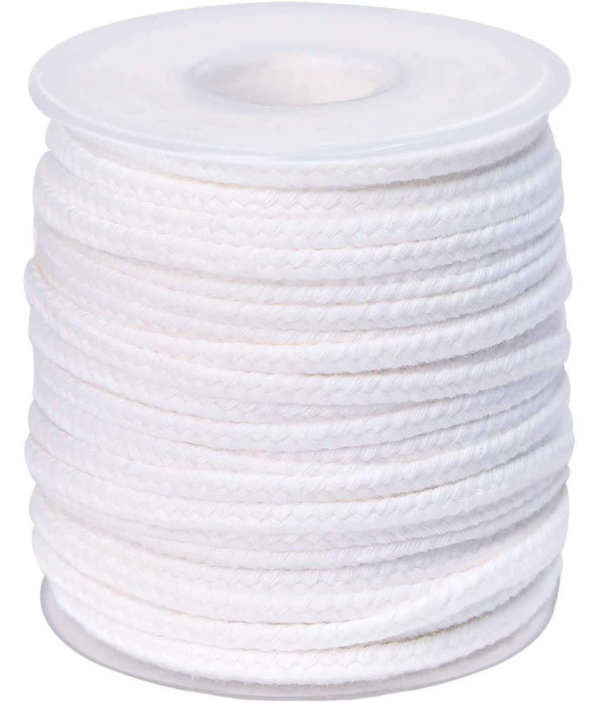 pice QPZ 200 ft Braided Candle Wicks 100% Cotton 21 PLY for Candle Pillars in 1 3/4 inch Dia, for Paraffin Wax Soy Beeswax Candle Making, Sold Separately 200 PCS Candle Wick Sustainer Tabs Metal 14mm pice