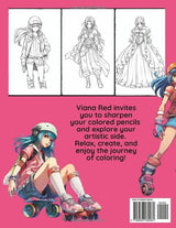 Anime Fashion Coloring Book for Teens: stylish, trendy and ageless looks to bring to life Lindesa
