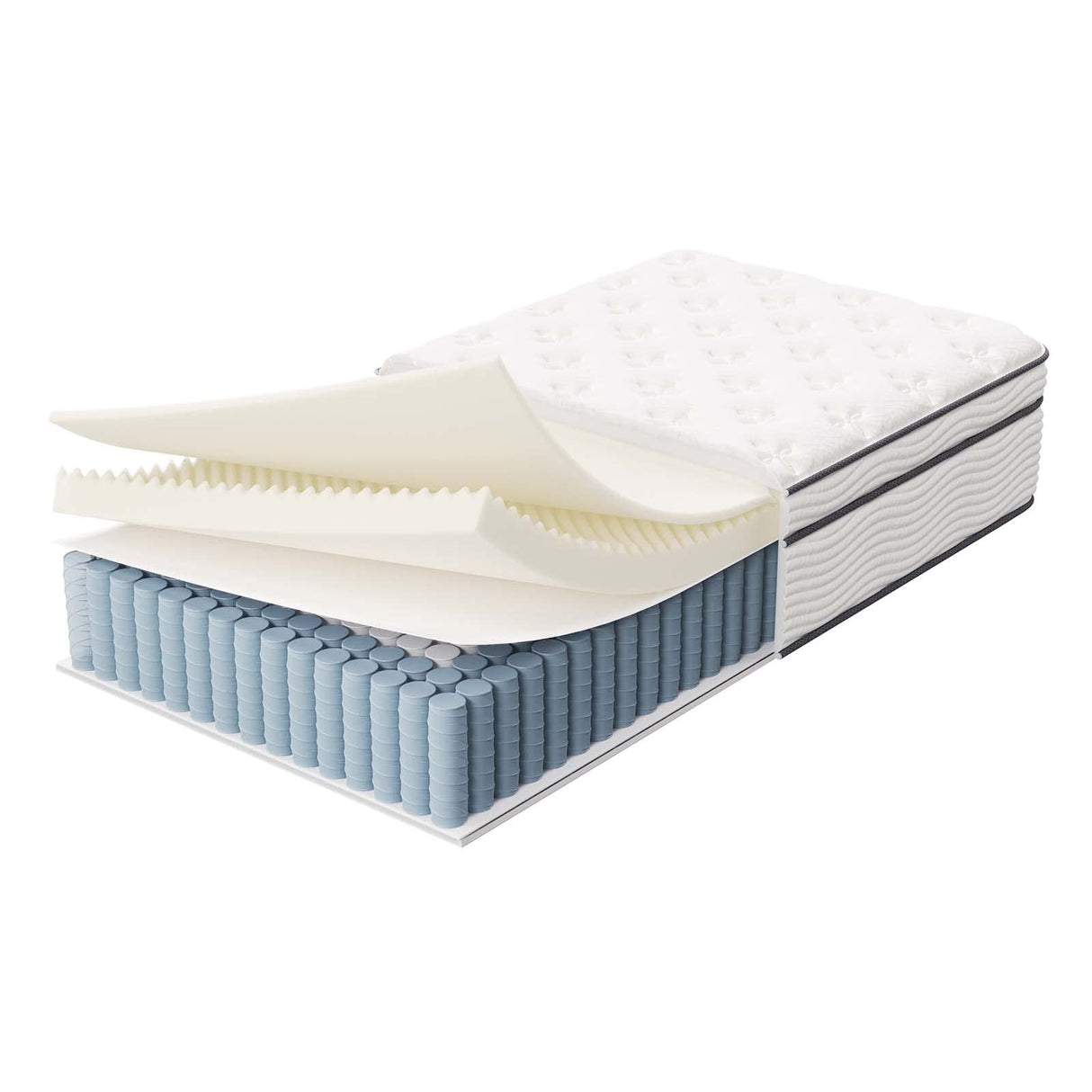 Modway Jenna 14” Innerspring Pillow Top Twin Mattress With Individually Encased Coils Modway