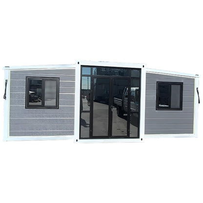 Foldable Prefab Home - Customizable Tiny Home for Adults, Expandable Portable Mobile House with 1-3 Rooms, Kitchen, and Attached Bathroom, Ideal for Small Families, Storage Sheds, and Garden  - WoodArtSupply