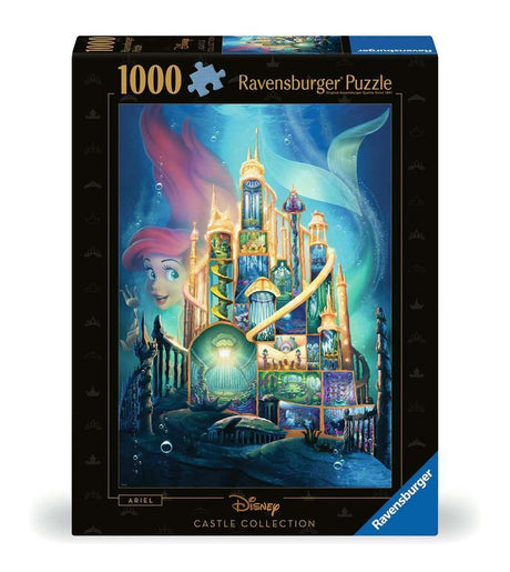 Ravensburger Disney Castle Collection: Ariel 1000 Piece Jigsaw Puzzle for Adults - 12000265 - Handcrafted Tooling, Made in Germany, Every Piece Fits Together Perfectly Ravensburger