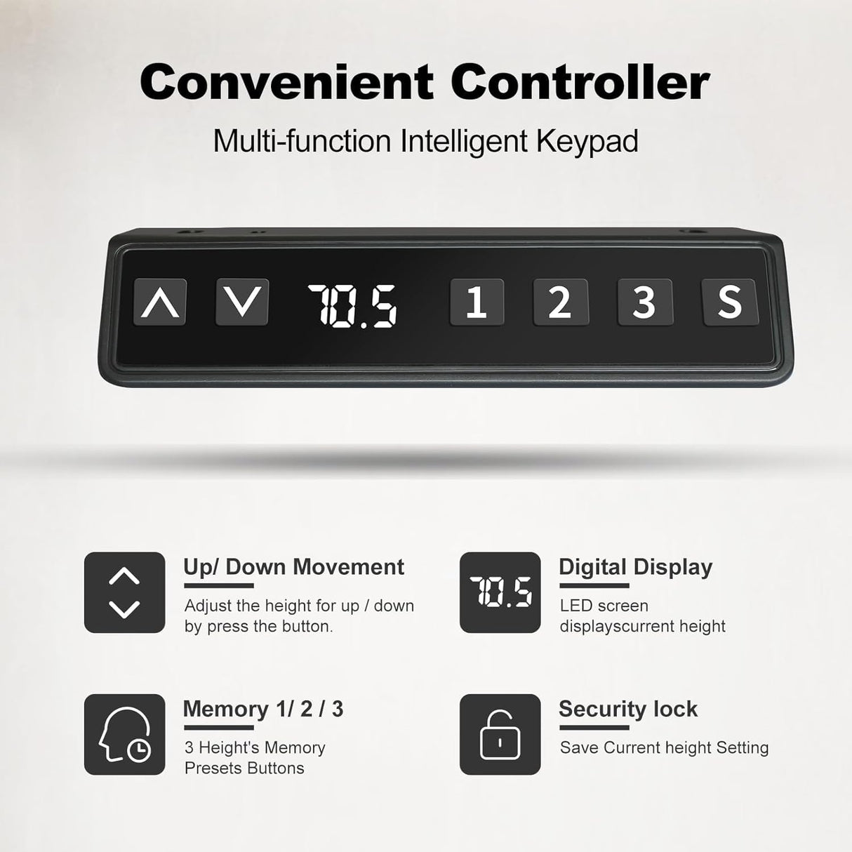 Win Up Time Standing Desk Adjustable Height- Whole Piece Desktop Stand Up Desk, Electric Standing Desk, Sit to Stand Desk for Home & Office Computer Desk Win Up Time