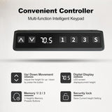 Win Up Time Standing Desk Adjustable Height- Whole Piece Desktop Stand Up Desk, Electric Standing Desk, Sit to Stand Desk for Home & Office Computer Desk Win Up Time