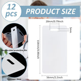 BENECREAT 12pcs White Acrylic Badge Buddy, 4.49x2.2 Inch DIY Badge Buddy Blanks Sublimation Badge Blank for Nurse, Teacher, Lab Tech, Receptionist, Hole: 0.78x0.2 Inch BENECREAT