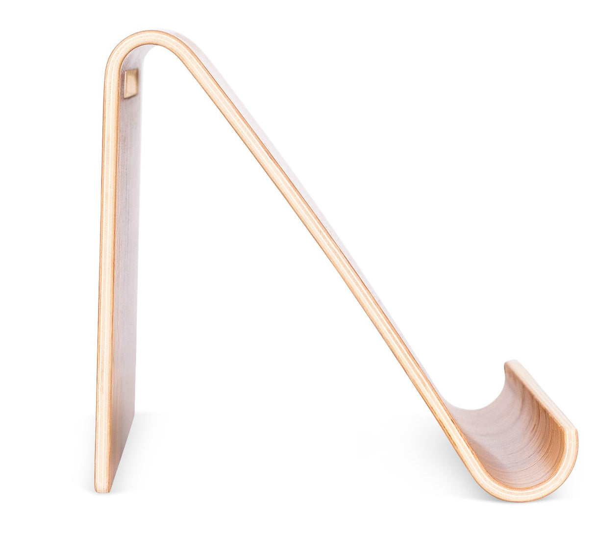 Sofia + Sam Bamboo Tablet Holder and Stand - Natural Wood - Adjustable Base for Surface, E-Readers, Smartphones - Kitchen Tabletop Organizer - Portable Stand for Books, Cookbooks, and Devices Sofia + Sam