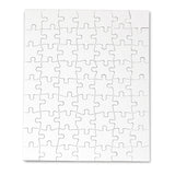 Hygloss Puzzles DIY Party Invite - Blank Puzzle for Decorating - Art Activity - Use as Party Favors - White, Sturdy – 8.5 x 11 Inches, 63 Pieces - Comes with Envelopes - 4 Qty Hygloss