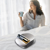 CREATULIZE Automatic Bed Vacuum Cleaner with Smart Navigation, No App Required, 14AW, Edge-Sensing Tech & 55dB Ultra-Quiet Design, for Beds, Mattress, Carpets & Sofas Pet Hair/Dust Removal CREATULIZE