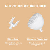 Baba&Nana Smart Bird Feeder with Camera, Solar-Powered Wireless Outdoor Hanging Birdhouse with WiFi, Auto-Capture Hummingbird Live Videos & Motion Activated AI Bird Identifier for Bird Watching (BLUE) Baba&Nana