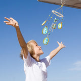 EDUMAN Make Your Own Clay Geodes Wind Chime for Home Garden Decoration, Arts and Crafts for Kids Ages 8-12, Wind Chime Craft Kit for Kids Learning & Educational Project Birthday Gifts for Boys & Girls EDUMAN