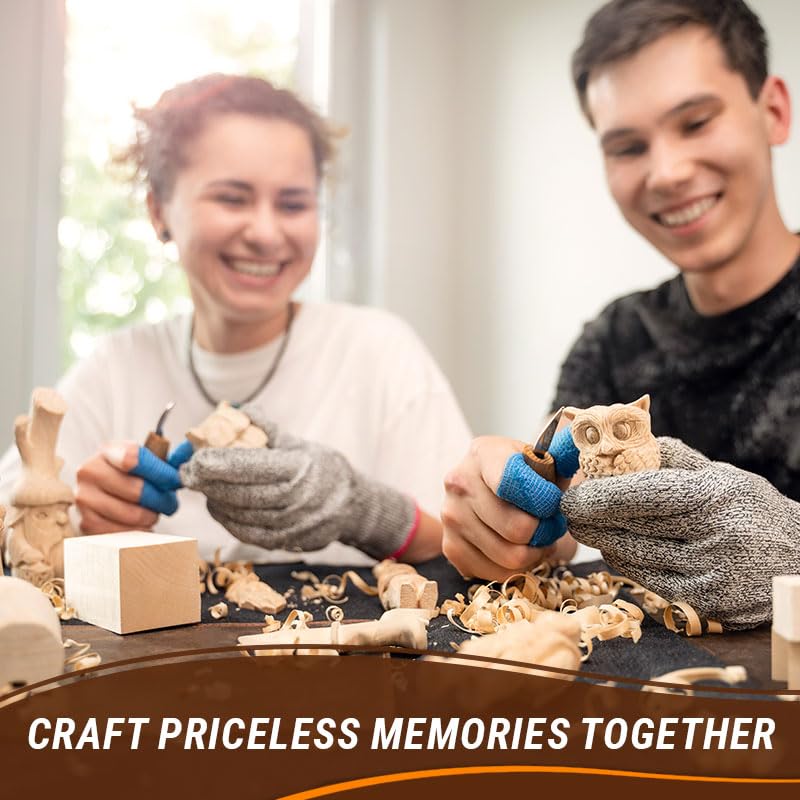 BeaverCraft Basswood Carving Blocks BW24 pcs Whittling Wood Basswood for Carving - Large Wood Carving Blocks 6"х2" Wooden Blocks for Crafts Bass Wood Blank Blocks for Wood Carving - Soft Craft Wood BeaverCraft