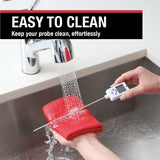 CDN Digital Candy Thermometer Long 8'' Stainless Steel Stem, Adjustable Pot Clip, Preset Candy Stages with Audio/Visual Alerts, Instant Read For Cooking, Deep Frying & Oil - DTC450 CDN