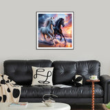 AMORARS Diamond Painting Kit for Adults, 5D Horse Diamond Art for Beginners - DIY Full Diamond Dot Gem Art Painting, Suitable Gifts and Home Wall Decoration Crafts, 12X12Inch AMORARS