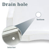 Bdor 2 Pack 26in Farmhouse White Waterproof Wood Metal Decorative Lanterns with Remote Control, Timer, Tempered Glass, Flameless Pillar Candles, Decorative Lanterns for Front Porch, Wedding Bdor