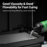 UNIFORMATION HD 3D Printer Standard Resin 2KG Fast UV Curing Plant-Based 3D Resin Liquid with High Precision Low Viscosity Suit for SLA/LCD/DLP Printing Miniatures, Garage Kits, 2x1KG HD Grey Uniformation