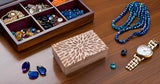Great Birthday Gift Ideas Handmade Decorative Wooden Jewelry Box Jewelry Organizer Keepsake Box Treasure Chest Trinket Holder Watch Box Storage Box Housewarming Gifts Women The Great Indian Bazaar