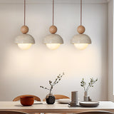 JIANTLAIUS 2PCS Japanese Wabi-Sabi Yellow Travertine Pendant Lamp Natural Stone Shade Pendant Light with Wood Hanging Light G9 Nordic Mini Pendant Lighting for Kitchen Island Dining Room JIANTLAIUS