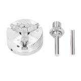 Topyond 3 Jaw Lathe Chuck Set, Aluminum Alloy Lathe Jaw, Self Centering Lathe Chuck Plate with X1 Connecting Rod 10x35mm Clamping Topyond