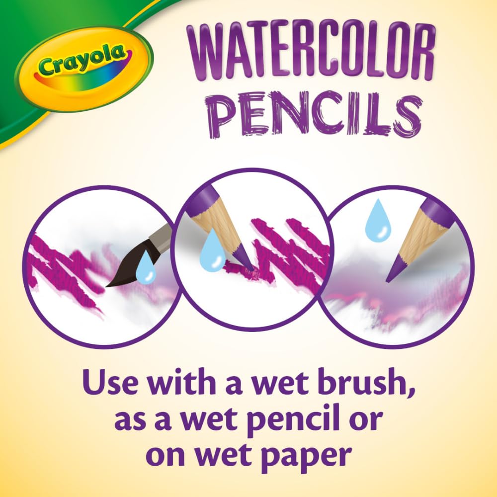 Crayola Classpack Watercolor Pencils, 240ct, 20 each of 12 Colors, Great for Classroom, Educational, Art Tools Crayola
