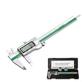 HDLNAK Digital Vernier Caliper Measuring Tool with Large LCD Screen, Stainless Steel Vernier Caliper Digital Micrometer, Easy Switch from Inch Metric Fraction, 6 Inch Caliper Tool for Household/DIY HDLNKAK