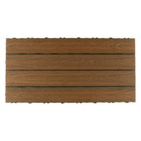 UltraShield Naturale 2 ft. x 1 ft. Quick Deck Outdoor Composite Deck Tile in Peruvian Teak (20 sq. ft. Per Box) NewTechWood