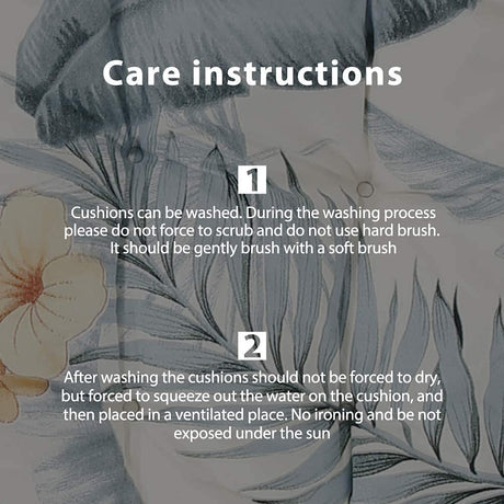 67 Inch Patio Lounge Chair, Rocking Chair Sofa, Indoor/Outdoor Floral Printed Lounger with Ties and Top Cover Non-Slip High Back Chair Cushions (Style 14) Shapeazy