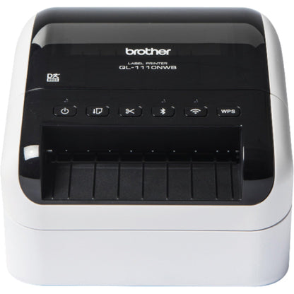 Brother QL-1110NWB Wide Format, Postage and Barcode Professional Thermal Monochrome Label Printer with Wireless Connectivity