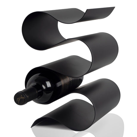 NETRCRHOM Wine Rack Countertop, Freestanding Creativity Modern Small Wine Holder, Tabletop Wine Stand for Kitchen Wine Bar Inside Cabinet, Pantry Decor-5 Bottle NETRCRHOM