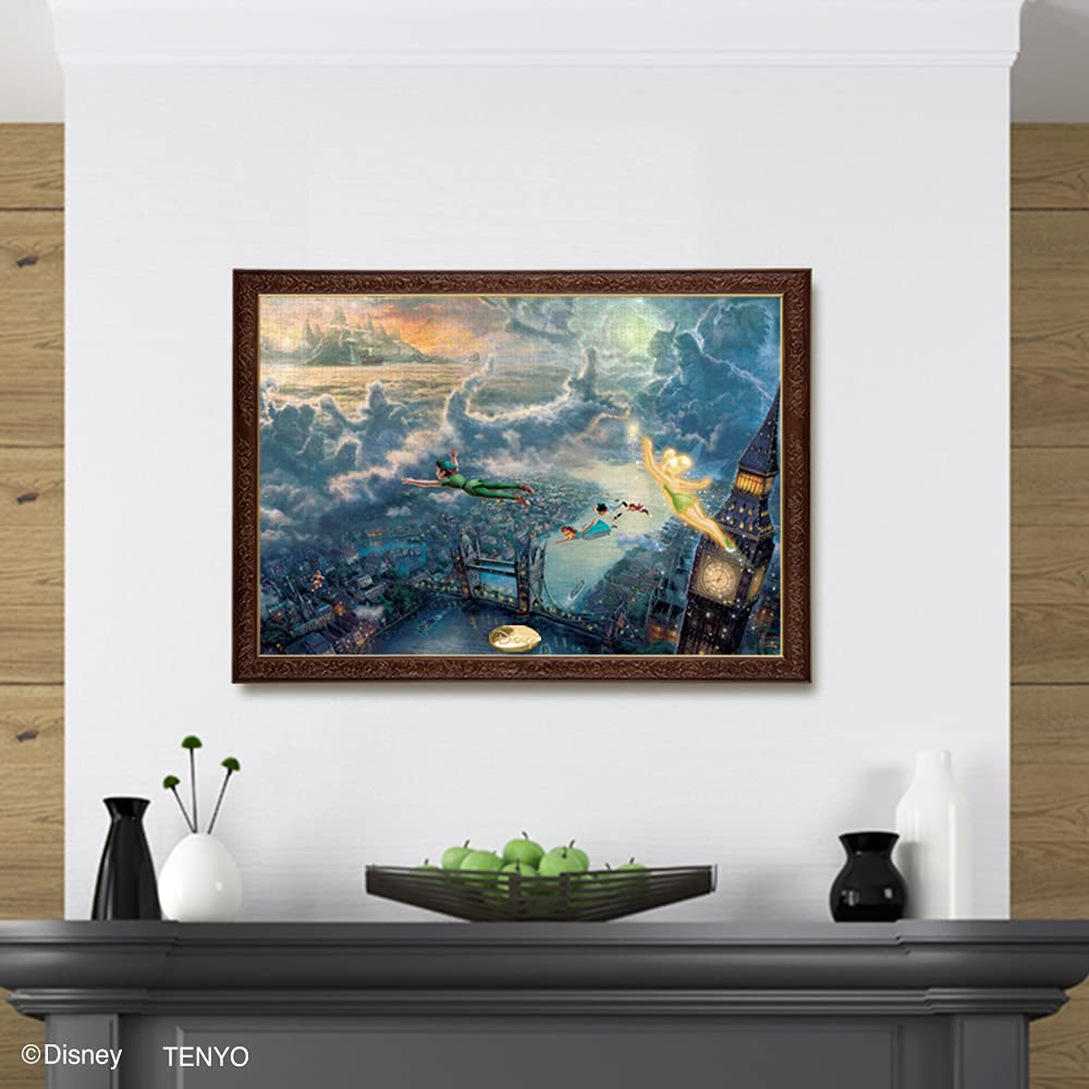 1000 Piece Jigsaw Puzzle Peter Pan Tinker Bell and Peter Pan Fly to Never Land Special Art Collection (51x73.5cm) Tenyo