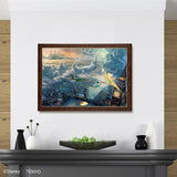 1000 Piece Jigsaw Puzzle Peter Pan Tinker Bell and Peter Pan Fly to Never Land Special Art Collection (51x73.5cm) Tenyo