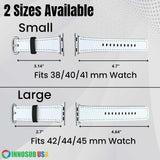 INNOSUB USA 1 Pack Small Sublimation Blank Watch Band (38-41mm), Compatible with Apple Smartwatch, DIY Custom Print, PU Leather, Personalized Band for Sublimation Printing INNOSUB