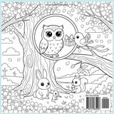 Owl & Friends: A Whimsical Four-Season Coloring Adventure WoodArtSupply