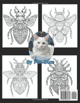 Bugs Mandala Coloring Book: An amazing adult coloring book with bugs in mandala style (Animals Mandala Coloring Book) Majosta