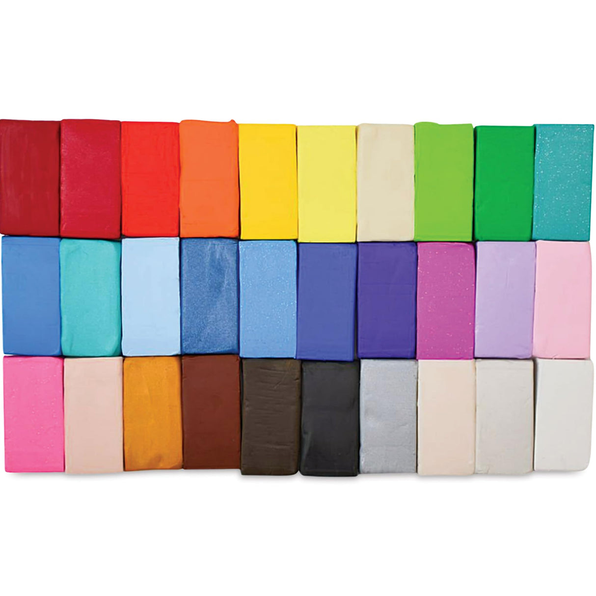 Sculpey III 30 Vibrant Colors of Polymer Oven-Bake Clay, Non Toxic 1.88 lbs., great for modeling, sculpting, holiday, DIY, mixed media and school projects. Great for all skill levels. Sculpey