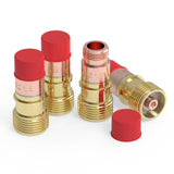 TOOLIOM 71Pcs TIG Welding Torch Accessories Kit Stubby Gas Lens Glass Cup Ceramic Cup Back Cap Kit for WP-17/18/26 TOOLIOM