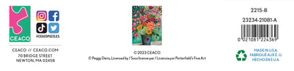 Ceaco - Peggy's Garden - Florenza - 300 Oversized Piece Jigsaw Puzzle