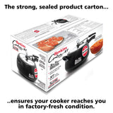 Hawkins 5 Litre Contura Black XT Pressure Cooker, Hard Anodised Inner Lid Cooker, Induction Cooker, Handi Cooker, Black (CXT50) HAWKINS