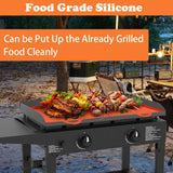 28" Silicone Mat for Blackstone Accessories, Blackstone Grill Mat for Silicone, Grill Cover for Outdoor Grill, Durable Griddle Accessories, Blackstone Accessories, All Season Cooking Protective Cover ChasingSun