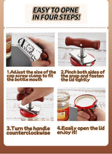 Effortless Jar Opener,Jar Opener for Weak Hands,Arthritis, and Seniors- Unlock Your Culinary Creativity, Simplify Cooking & Everyday Tasks, Ideal Arthritis Aid for Seniors and Elderly (Wood) Dlipidoo