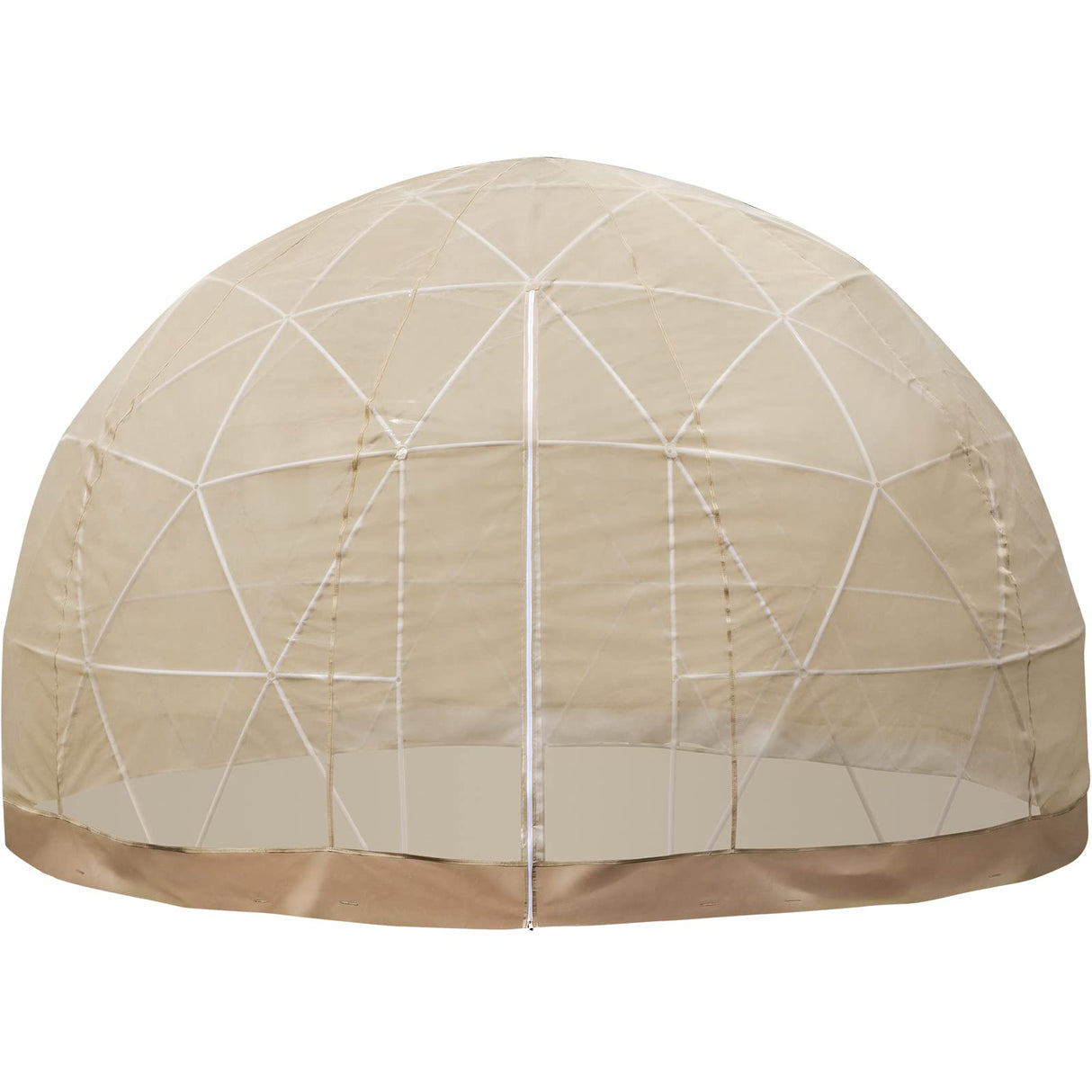 VEVOR 9.5FT Garden Dome Bubble Tent, Upgraded Geodesic Dome Greenhouse with Transparent TPU Cover and Polyester Gauze, Waterproof Garden Dome House Suitable for Patio and Dining Places VEVOR