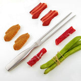 NEWZAF Stainless Steel Carving Fork Meat Fork 10 Inch NEWZAF