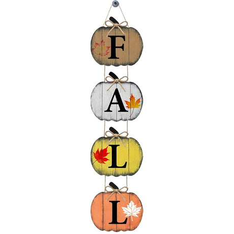 Hanging Wooden Fall Pumpkin Decorations for Thankgiving Wall Door Sign Farmhouse Pumpkin Decorations for Home Farmhouse Living Room Indoor Party Decor ERYRYIREI