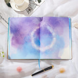 SIIXU Starry Sky Writing Journal for Women, Men, Unique Colorful Blank Notebook for Daily Notes, Gratitude, Dreams or Planning, 7.5” x 10.2", 160 Pages, 2 Bookmarks, Large, Hardcover, Unlined SIIXU