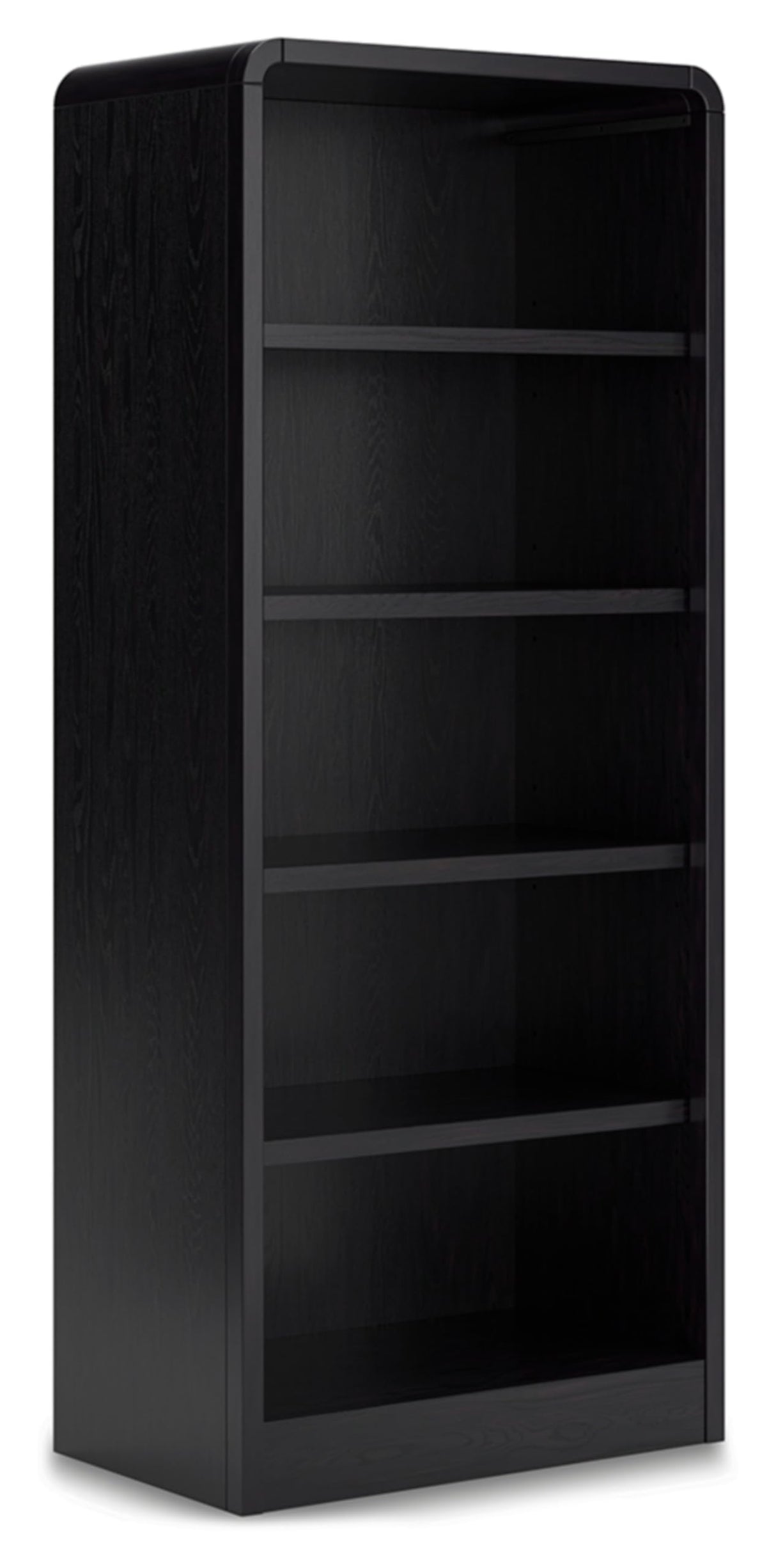 Signature Design by Ashley Rowanbeck Modern Freestanding 5-Tier 72" Bookcase with 3 Adjustable Shelves, Black Signature Design by Ashley