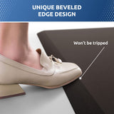 KitchenClouds Kitchen Mat Cushioned Anti Fatigue Rug 17.3"x28" Waterproof Non Slip Standing Desk Mat Comfort Floor Mats for Kitchen House Sink Office (Chocolate) KitchenClouds