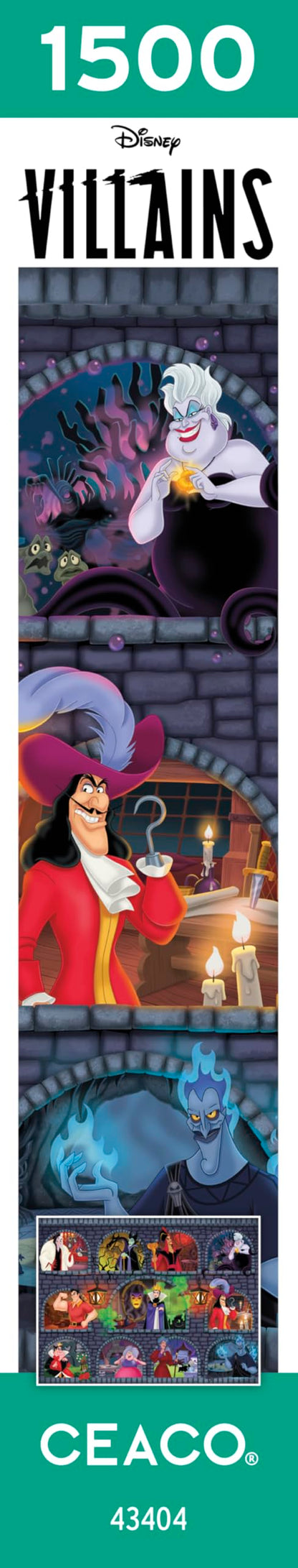 Ceaco - Disney - Villains Underground - 1500 Piece Jigsaw Puzzle