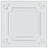 Art3d Drop Ceiling Tiles 24x24 in White (12-Pack, 48 Sq.ft), Wainscoting Panels Glue Up 2x2 Art3d