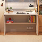 SUSEHXD Solid Wood Folding Desk, Mid Century Modern Desk, Portable Computer Desk, Modern Furniture Simple Study Makeup Workstation for Home Bedroom(Brown,75cm-29.5in) SUSEHXD